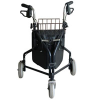 Dreirädriger Stahlrollator  HMP-R3F